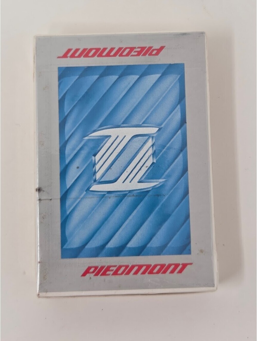 Vintage Piedmont Plastic Coated Playing Cards Made In USA Sealed Deck Box